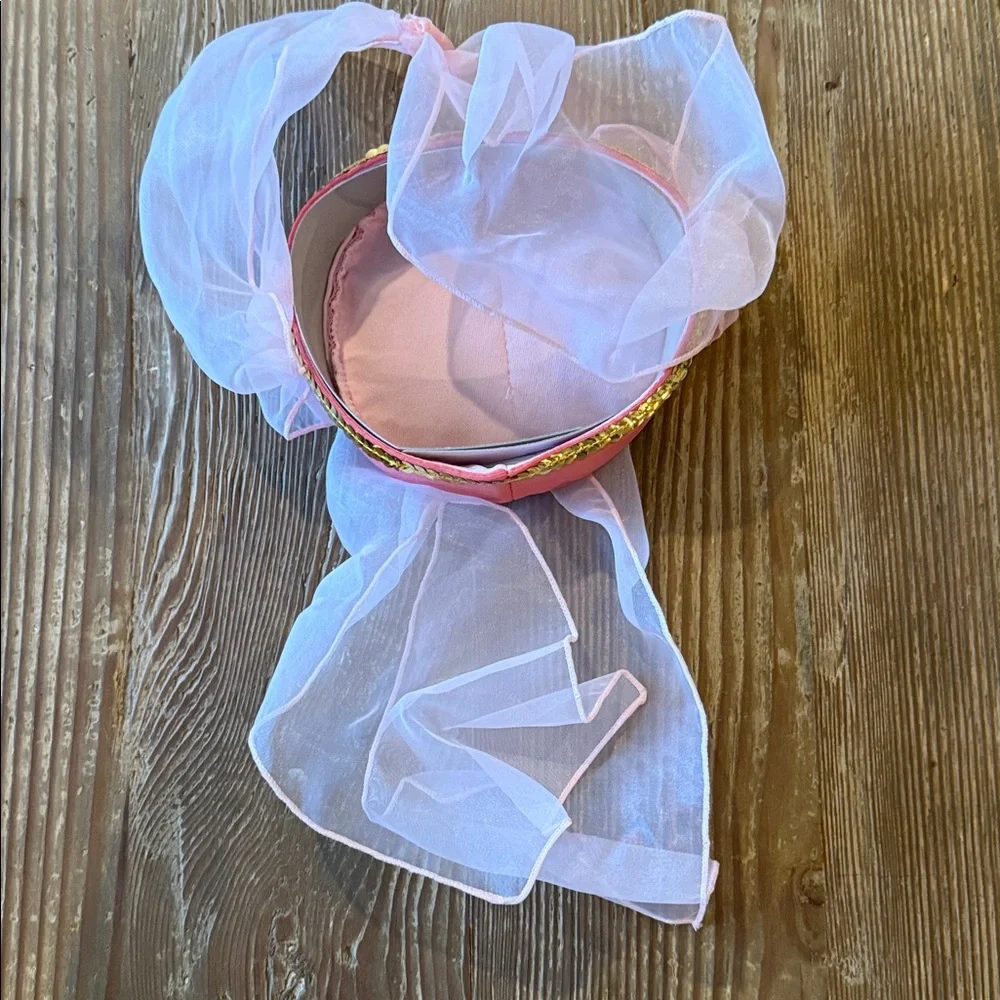 Gymboree 5/6 Halloween pink /peach Genie Princess Costume & hat